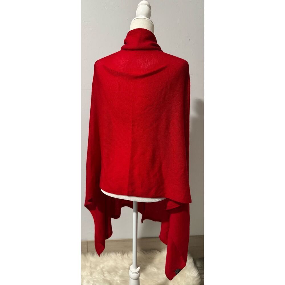 J.McLaughlin red Cashmere wrap - Picture 7 of 8